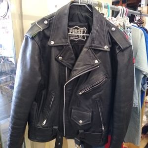 leather motorcycle jacket